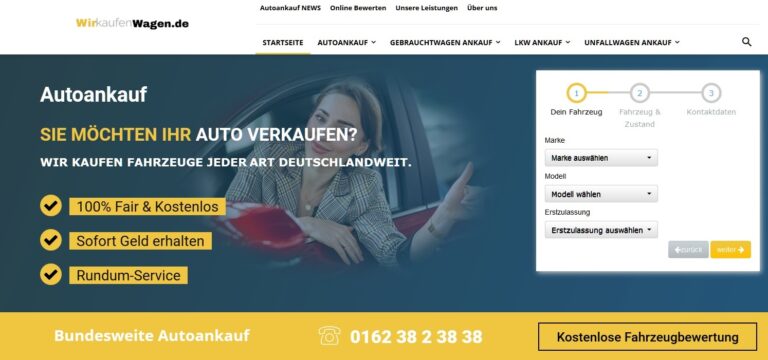 Wir verkaufen dein Auto Jetzt auch in deiner Nähe