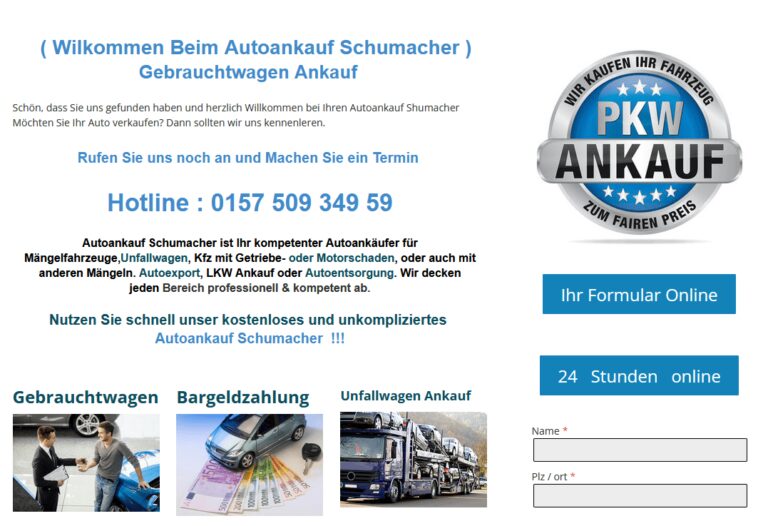 Unkonventioneller Autoankauf in Magdeburg für den schnellen und fairen Autoverkauf