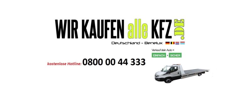 Auto mit Schaden verkaufen? Hier verkaufen Sie Ihr defektes Auto bequem mit Abholung