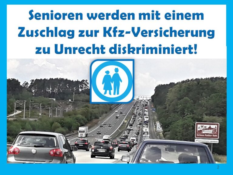 Petition gegen Ungerechtigkeit: Altersdiskriminierung bei Kfz-Versicherern