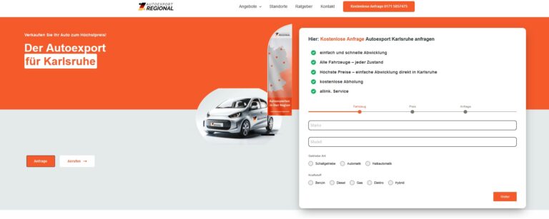 Effizienter Autoexport in Karlsruhe: Ihr Partner für eine unkomplizierte Fahrzeugverwertung in ganz Deutschland