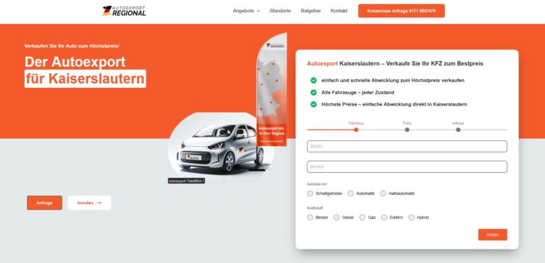 Schneller Autoverkauf durch Autoexport Mannheim: Höchstpreise und mühelose Abwicklung
