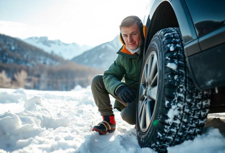 Fahrzeugwartung im Winter: Kombination aus Reifenwechsel und Inspektion